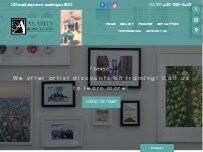 Website Screenshot Anabel's Framing and Gallery