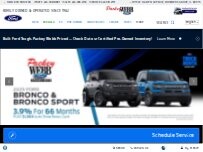 Website Screenshot Packey Webb Ford