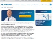 Website Screenshot Timothy R. Morgan, MD - Closed