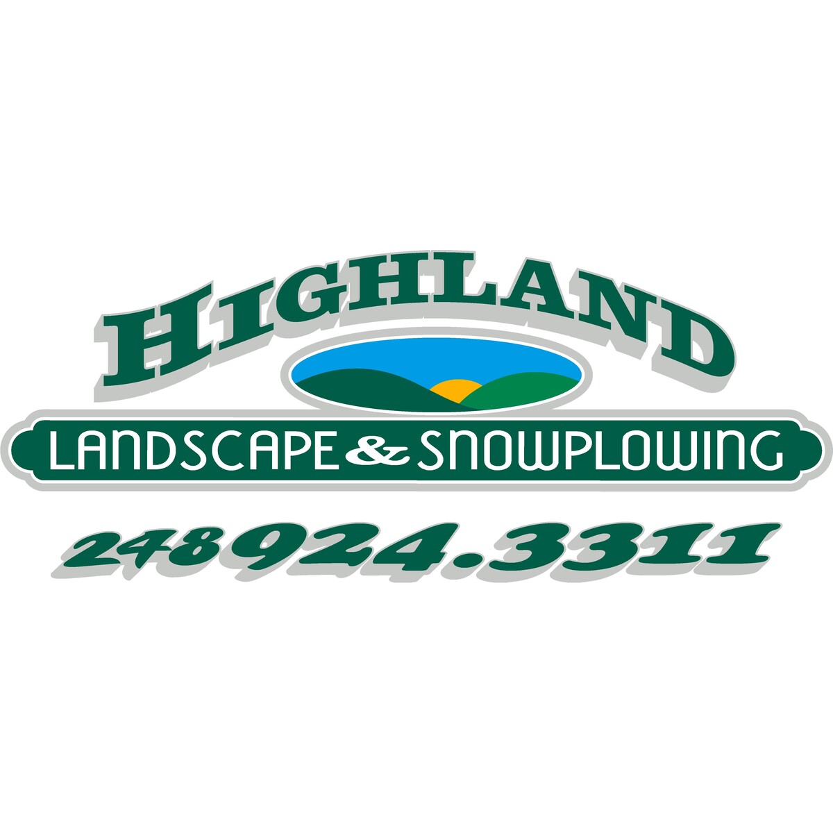 Highland Landscaping & Snowplowing Logo