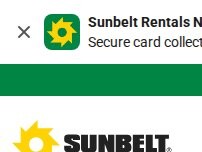 Website Screenshot Sunbelt Rentals Power & HVAC