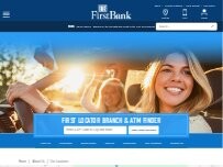 Website Screenshot FirstBank