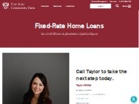 Website Screenshot Taylor Miller-First State Community Bank-NMLS#1453285