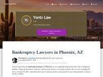 Website Screenshot Yontz Law, PLLC.