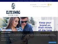 Website Screenshot Elite Swag Promotional Products
