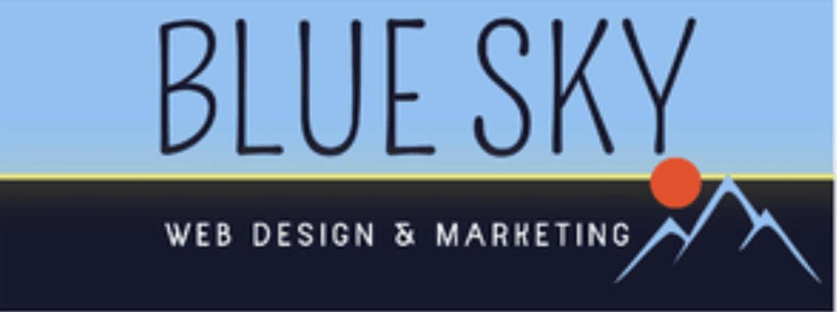 Blue Sky Web Design and Marketing Logo
