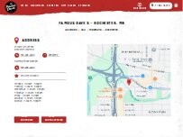 Website Screenshot Famous Dave's Bar-B-Que