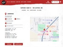 Website Screenshot Famous Dave's Bar-B-Que