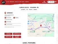 Website Screenshot Famous Dave's Bar-B-Que