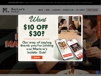 Website Screenshot Marlow's Tavern