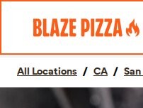 Website Screenshot Blaze Pizza