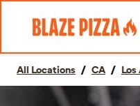Website Screenshot Blaze Pizza