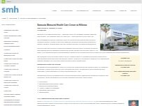 Website Screenshot SMH Care Center at Hillview