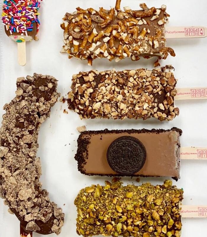 Images HipPOPs handcrafted gelato bars