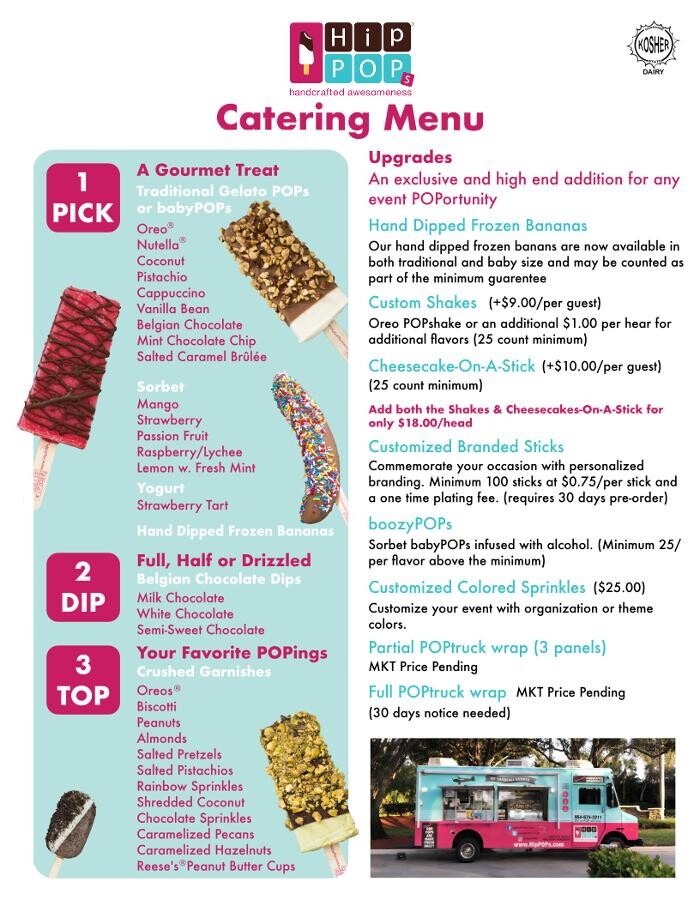 Images HipPOPs handcrafted gelato bars