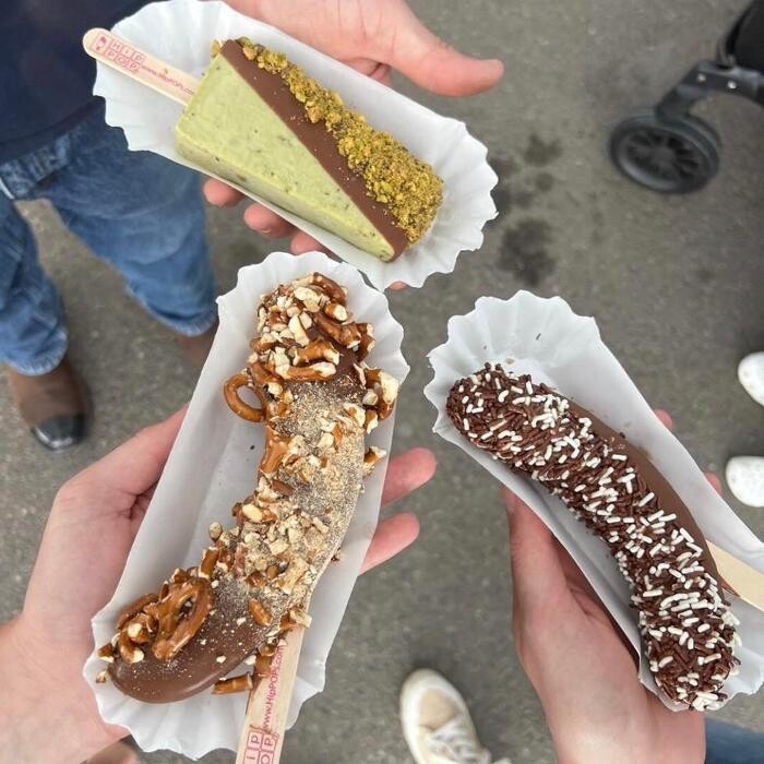 Images HipPOPs handcrafted gelato bars