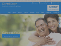 Dental South website screenshot