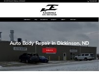 Website Screenshot JE Customs & Auto Body Repair