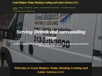 Website Screenshot Good Helpers Heating & Cooling LLC