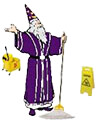 Wizzards Janitorial Systems Inc. Logo