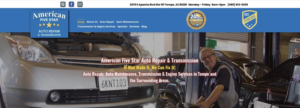 Images American Five Star Auto Repair & Transmission