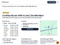 Website Screenshot CoinFlip Bitcoin ATM - Slix Mini Mart (Lima)