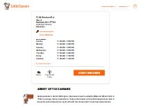Website Screenshot Little Caesars Pizza