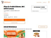 Website Screenshot Little Caesars Pizza
