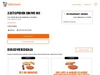 Website Screenshot Little Caesars Pizza