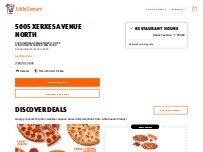 Website Screenshot Little Caesars Pizza