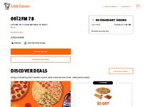 Website Screenshot Little Caesars Pizza