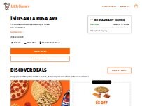 Website Screenshot Little Caesars Pizza