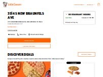 Website Screenshot Little Caesars Pizza
