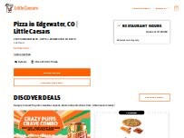Website Screenshot Little Caesars Pizza