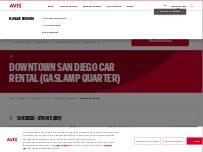 Website Screenshot Avis Car Rental