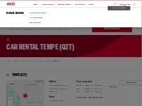 Website Screenshot Avis Car Rental