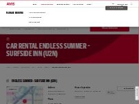 Website Screenshot Avis Car Rental