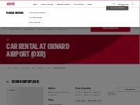 Website Screenshot Avis Car Rental