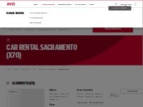 Website Screenshot Avis Car Rental
