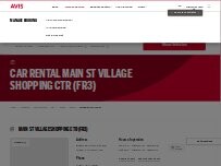 Website Screenshot Avis Car Rental