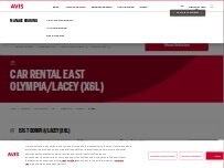 Website Screenshot Avis Car Rental