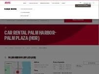 Website Screenshot Avis Car Rental