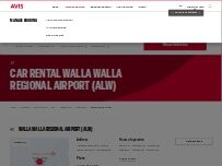 Website Screenshot Avis Car Rental