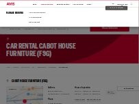 Website Screenshot Avis Car Rental