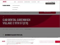 Website Screenshot Avis Car Rental