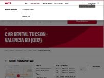 Website Screenshot Avis Car Rental