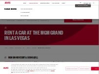 Website Screenshot Avis Car Rental