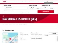 Website Screenshot Avis Car Rental