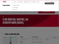Website Screenshot Avis Car Rental