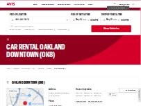 Website Screenshot Avis Car Rental